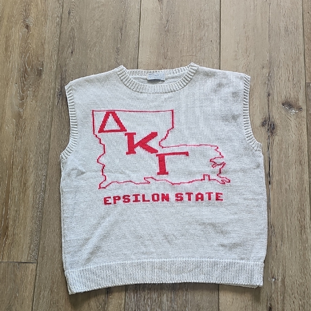 Vintage Alpha Kappa Gamma Epsilon State Vest